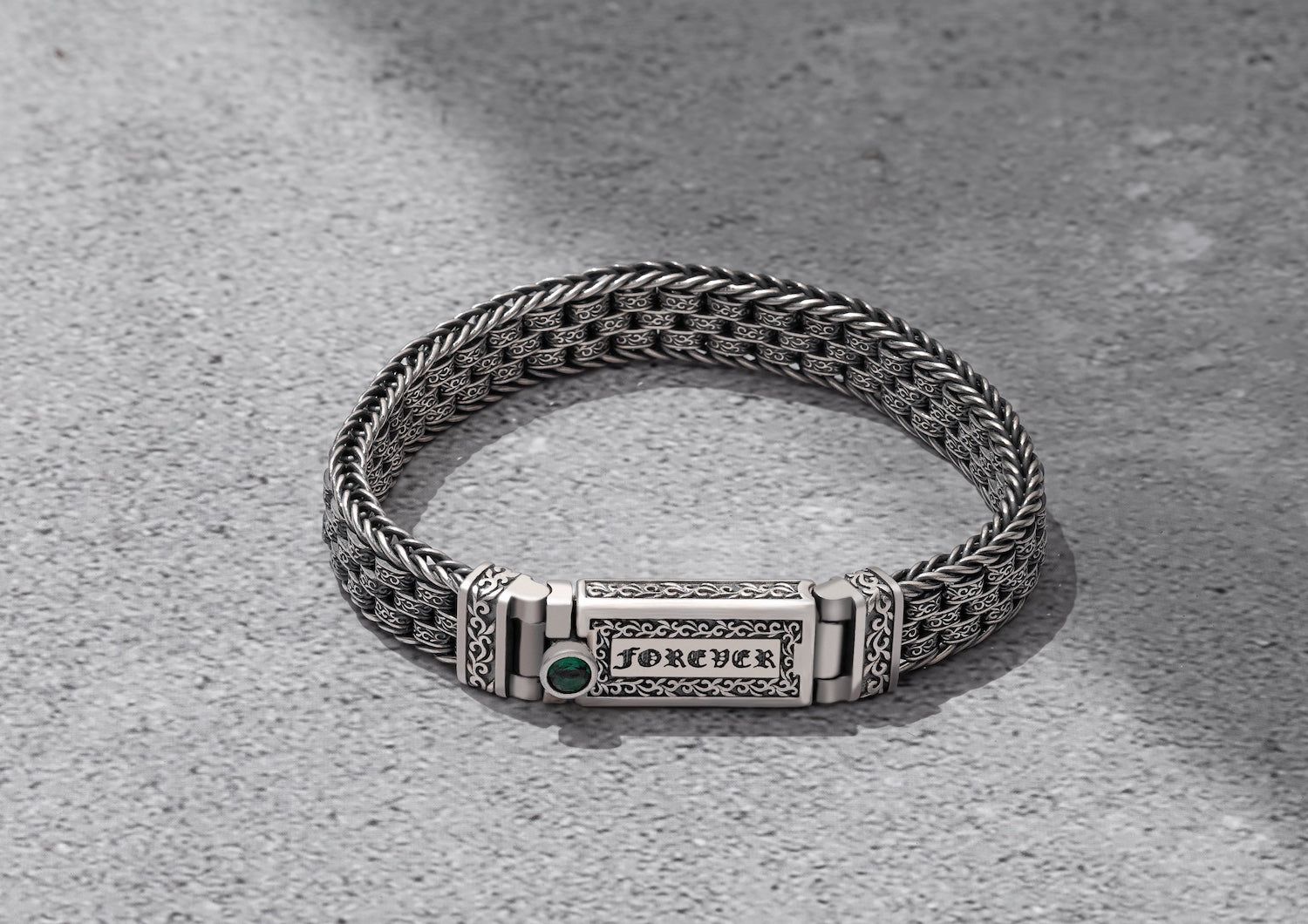 Forever Yours Oxidised Bracelet