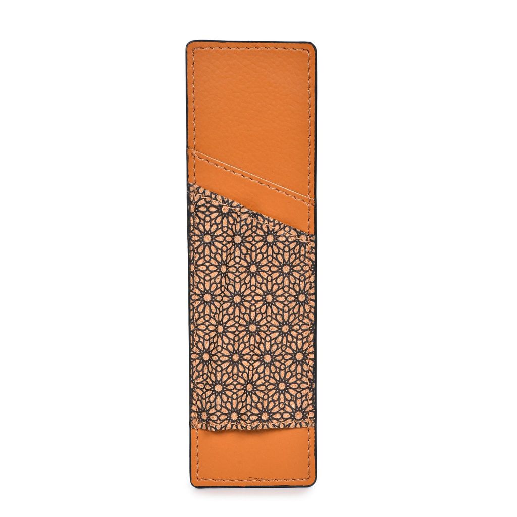 Handcrafted, Vegan Leather Pen Holder - Tan