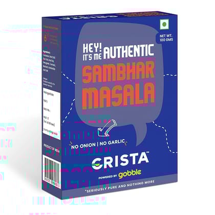 CRISTA Authentic Sambhar Masala, 100 gm CRISTA Authentic Sambhar Masala, 100 gm