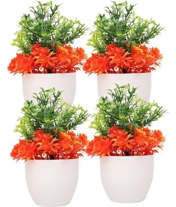 KanRaj - Multicolor Wild Artificial Flower ( Pack of 4 )