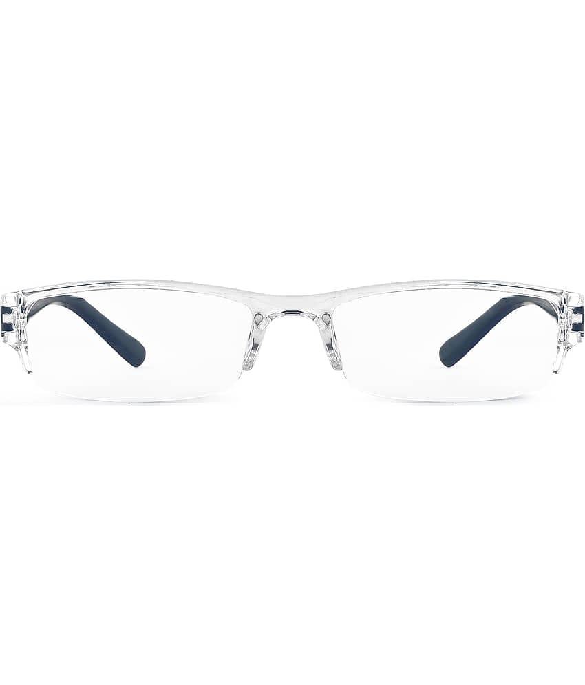 Hexxa Rectangle Half Rim Reading Glasses