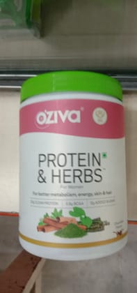Oziva Protein & herbs™ For women For better metabolism, energy, skin & hair 