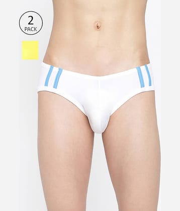 La Intimo Pack of 2 Cotton Briefs For Men's ( Multicolor )