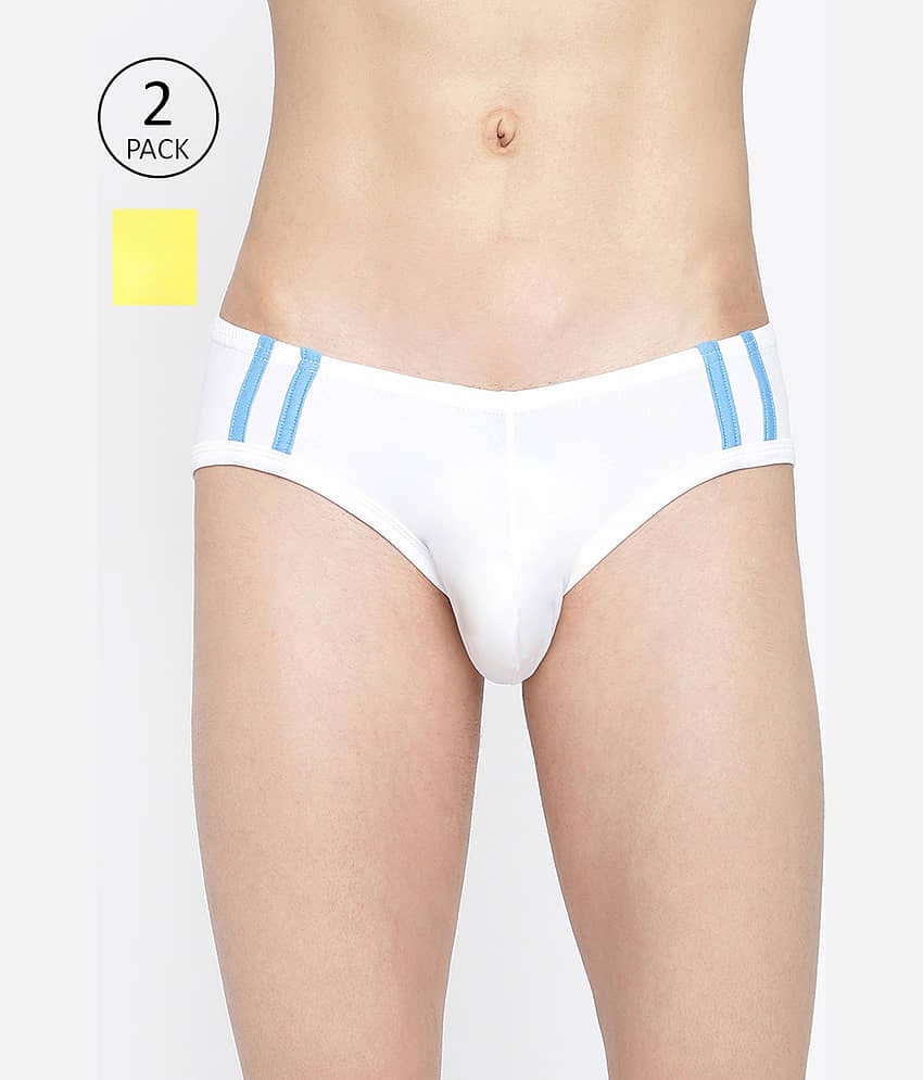La Intimo Pack of 2 Cotton Briefs For Men's ( Multicolor )