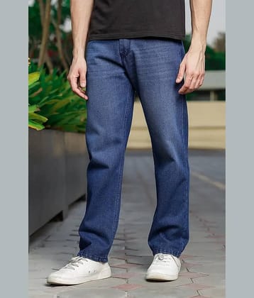 GF Straight Fit Solid Men's High-Rise Jeans - Blue