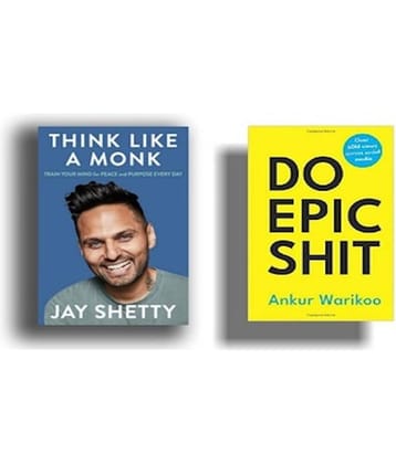 combo (set of 2) Think Like a Monk and Do Epic Shit