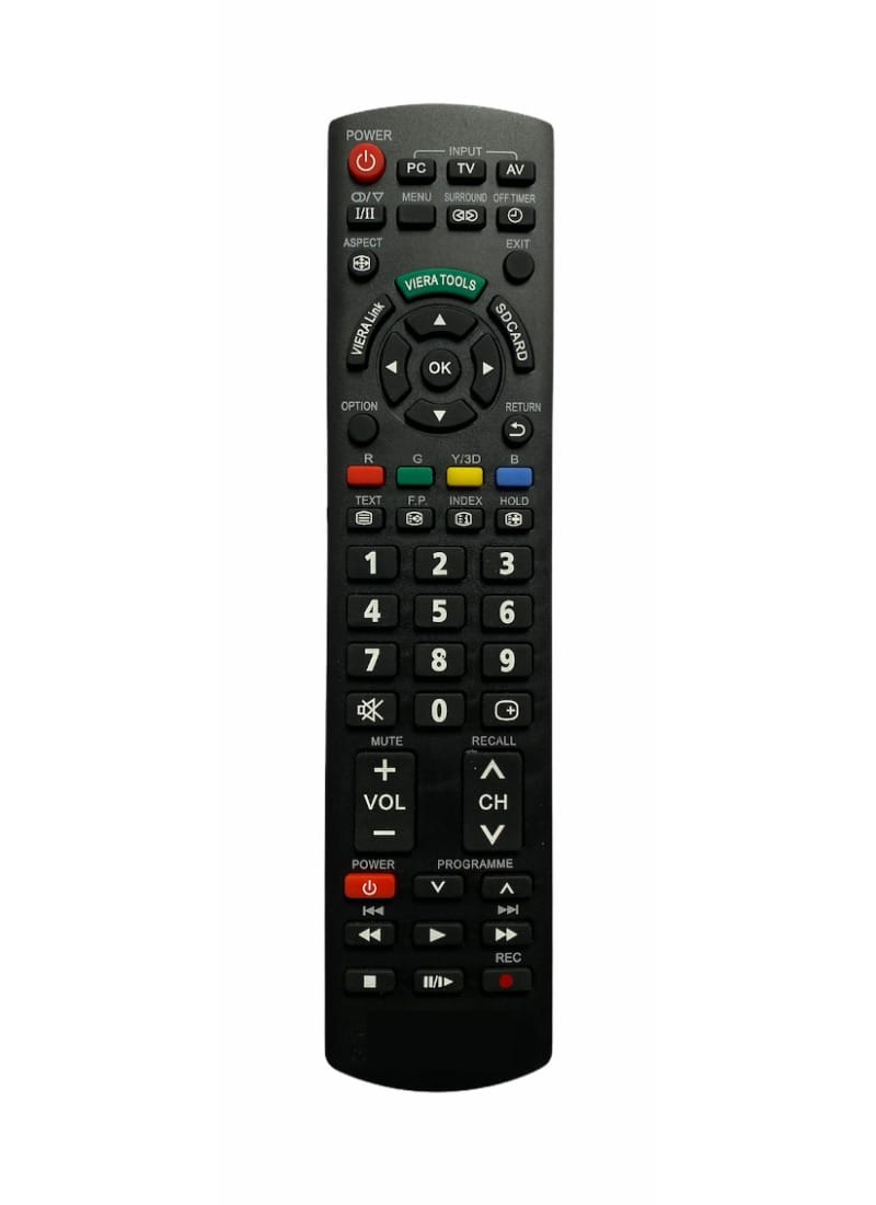 LCD-LED Remote No. URC 97, Compatible with PANASONIC LCD-LED TV Remote Control (Color Multicolor)