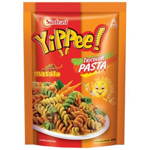 Sunfeast Yippee Tricolor Instant Pasta, Masala, 65G