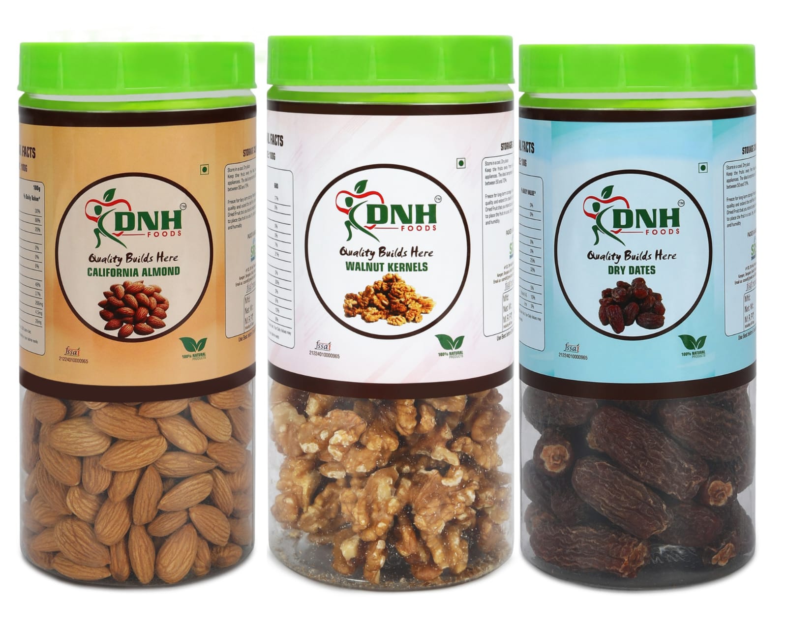 DRY FRUITS COMBO 450 GRAMS  PACK  150G X 3 PC