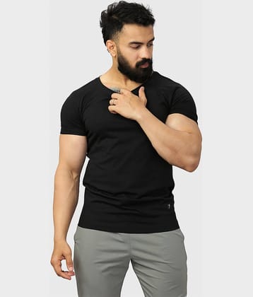Fuaark White Cotton Slim Fit Men's Sports T-Shirt ( Pack of 1 )