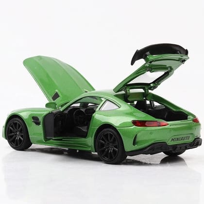 Mercedes AMG GT R Resembling Metal Die Cast Car - 1:32 Scale - Green