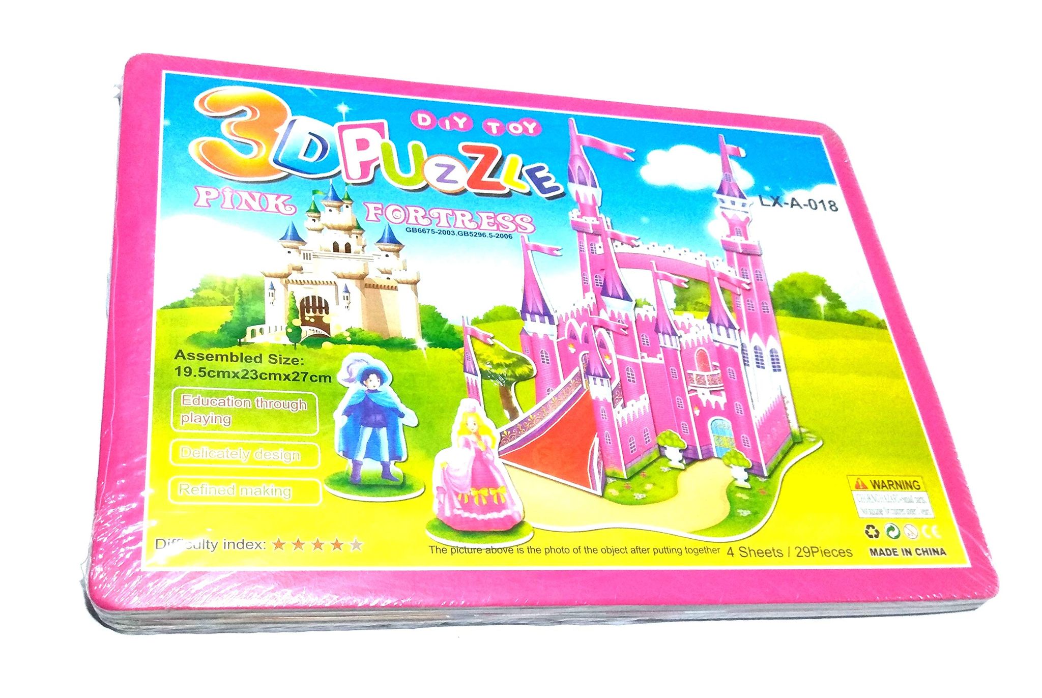 Nawani Card Assembly 3D Puzzle 4 Seats, Design As per Availability,