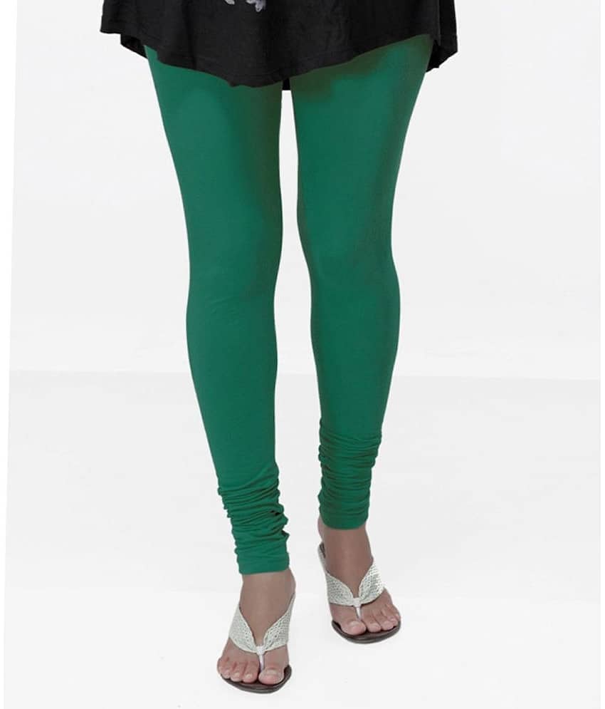 Ankita Light Green Leggings - Cotton