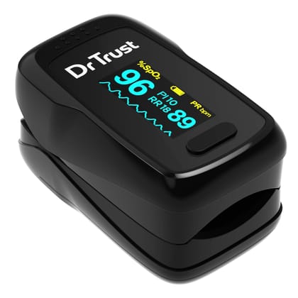 Dr Trust USA Vital Pulse Oximeter, SPO2 Meter Fingertip Blood Oxygen Saturation Monitor, Blood Oxygen Meter Finger Oximeter Finger with Pulse 219
