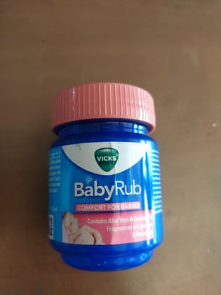 Vicks Babyrub Comfort for babies 