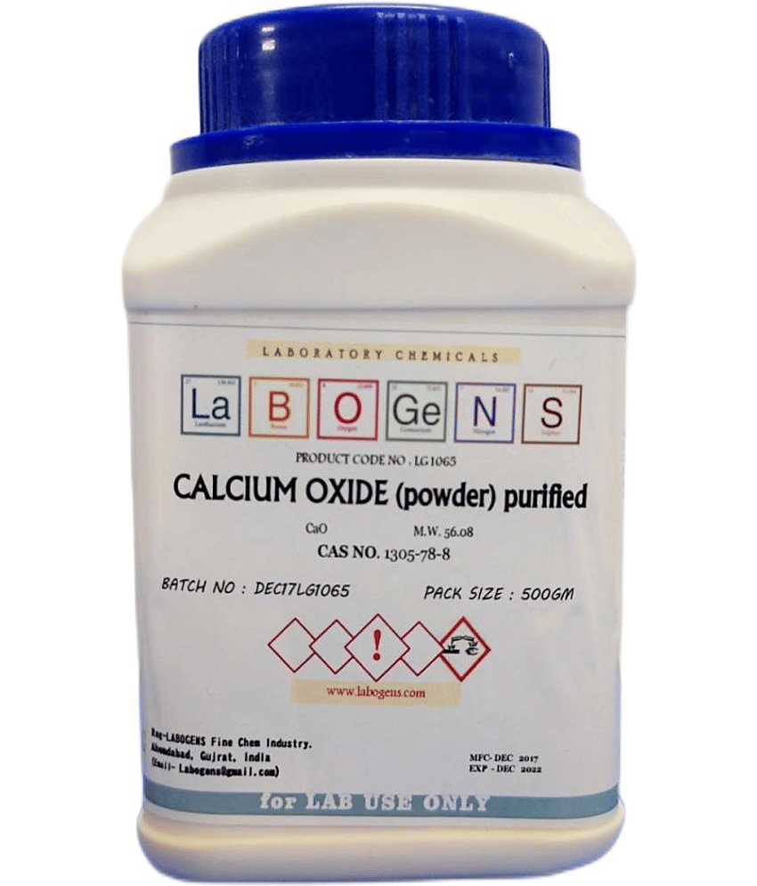 LABOGENS CALCIUM OXIDE POWDER PURIFIED 500GM
