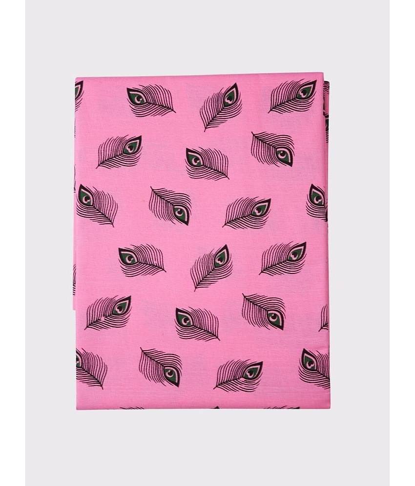 Maharaja - Pink Cotton Blend Men's Unstitched Kurta ( Pack of 1 )