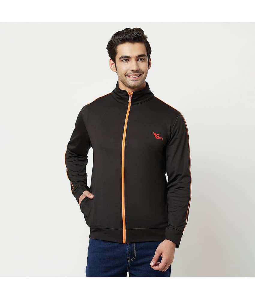 Glito - Black Polyester Blend Relaxed Fit Men's Casual Jacket ( Pack of 1 )