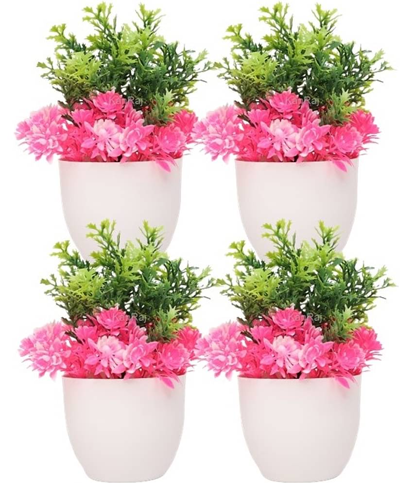 KanRaj - Multicolor Wild Artificial Flower ( Pack of 4 )