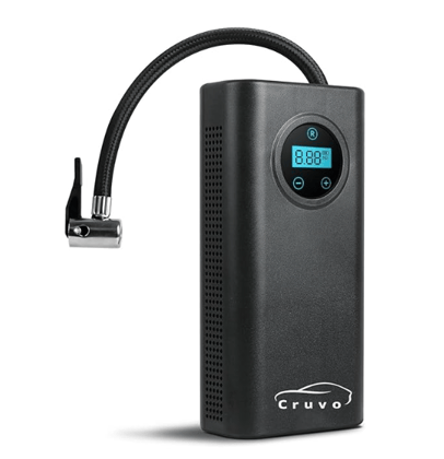 Cordless Tire Inflator with LED Digital Gauge, 150 PSI Portable Air Compressor Pump with Auto Shut-Off for Car, Bike, Motorcycle, Balls & Inflatables