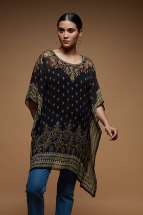 Black Color Short Farasha-Free Size