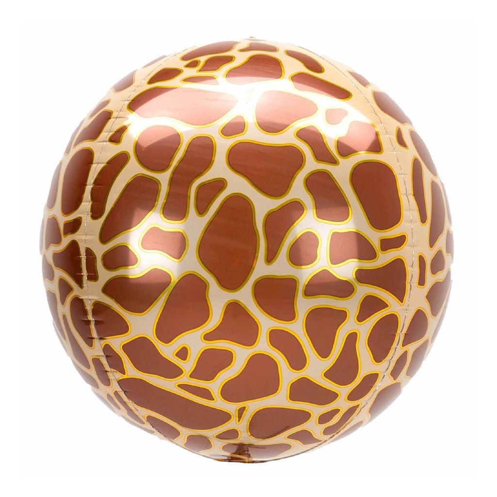 Orbz Giraffe Print Foil Balloon - Helium Quality - 21 inches - 1PC - Party and Festive Needs | Buy online on ZillyBuy