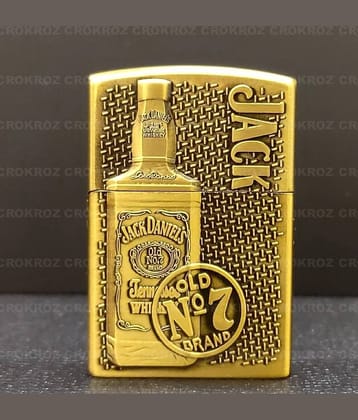 Peshkar Gold Iron Cigarette Lighter ( Pack of 1 )
