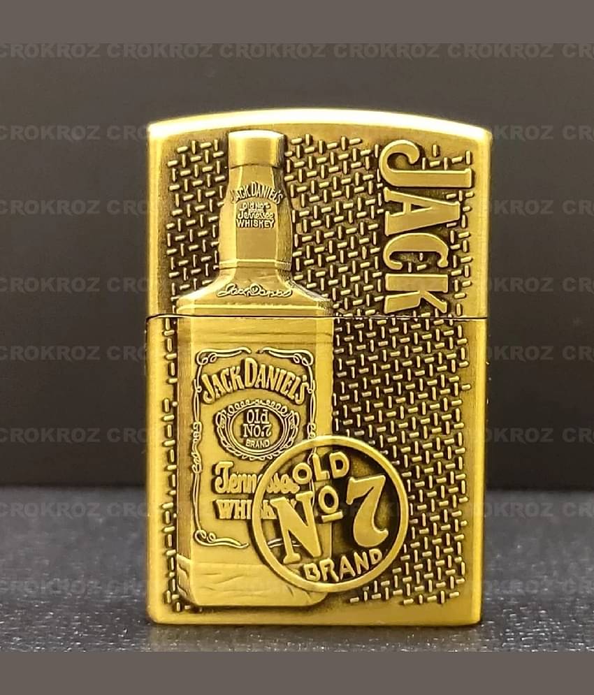 Peshkar Gold Iron Cigarette Lighter ( Pack of 1 )