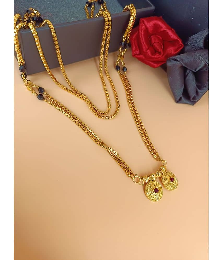 JIPPA Golden Mangalsutra ( Pack of 1 )