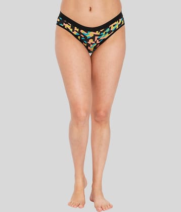 ILRASO Modal Printed Women's Bikini ( Blue )