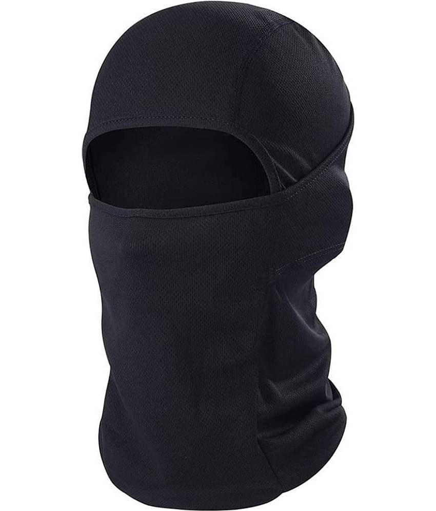 Black Cotton Anti Pollution Face Cover Balaclava