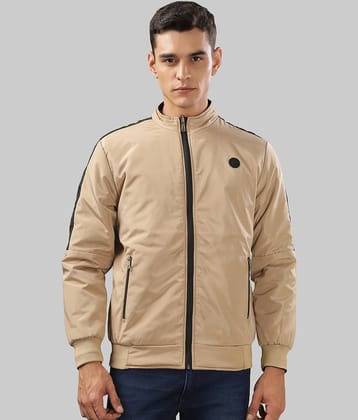 Dollar Polyester Men's Quilted & Bomber Jacket - Beige ( Pack of 1 )