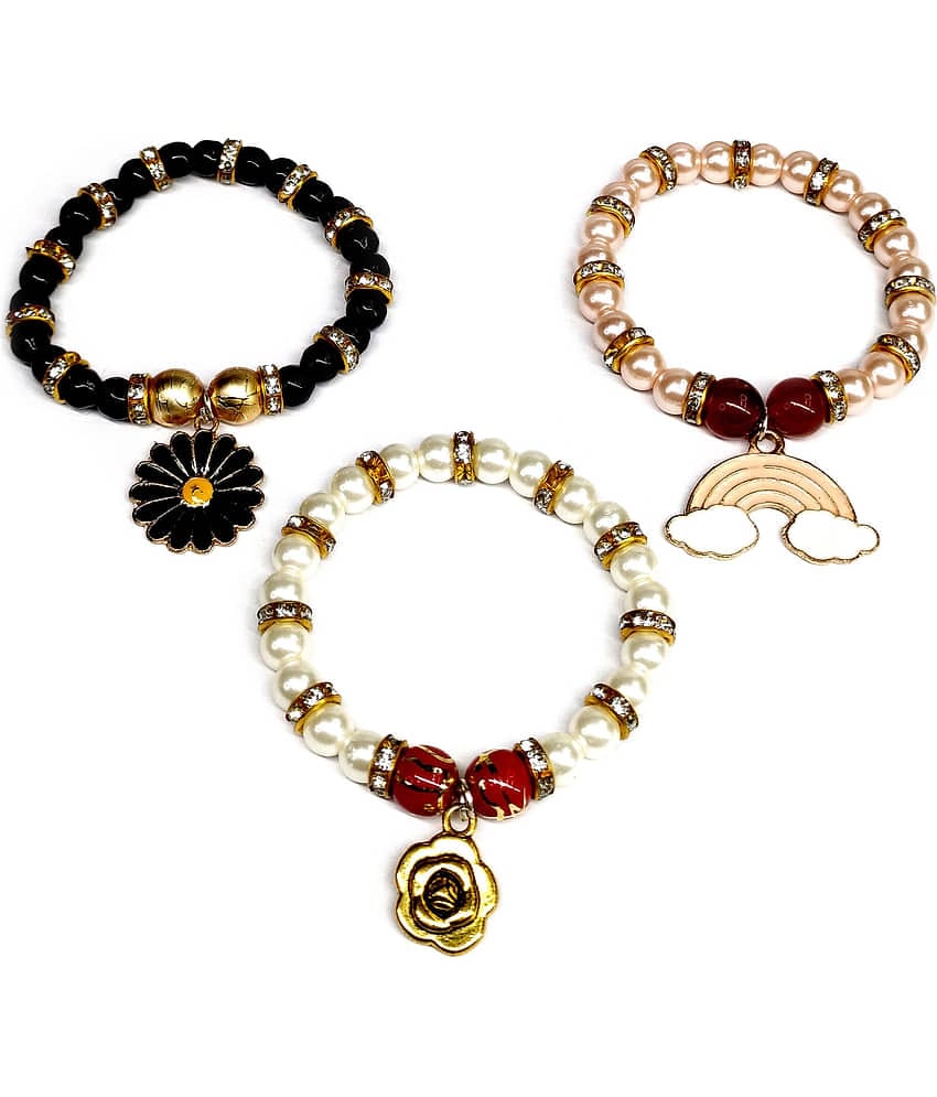 DAIVYA WELLNESS - Multicolor Bracelet ( Pack of 3 )