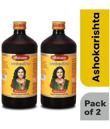 Baidyanath Ashokarishta 450ml (Pack of 2) Support Physical and Hormonal Well Being of Women's