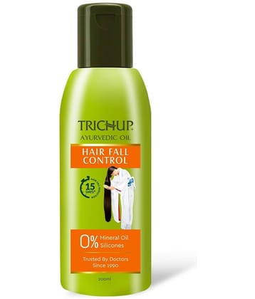 Trichup Hair Fall Control Ayurvedic Oil 200ml | Herbal Hair Strengthening & Nourishing Oil for Reduced Hair Fall
