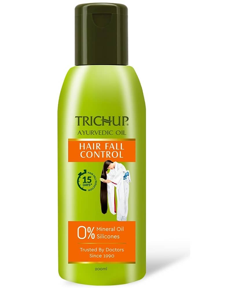 Trichup Hair Fall Control Ayurvedic Oil 200ml | Herbal Hair Strengthening & Nourishing Oil for Reduced Hair Fall