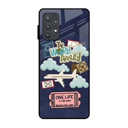 Tour The World Glass Case For Samsung Galaxy A32