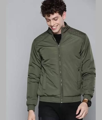 PP Kurtis Polyester Men's Casual Jacket - Olive ( Pack of 1 )