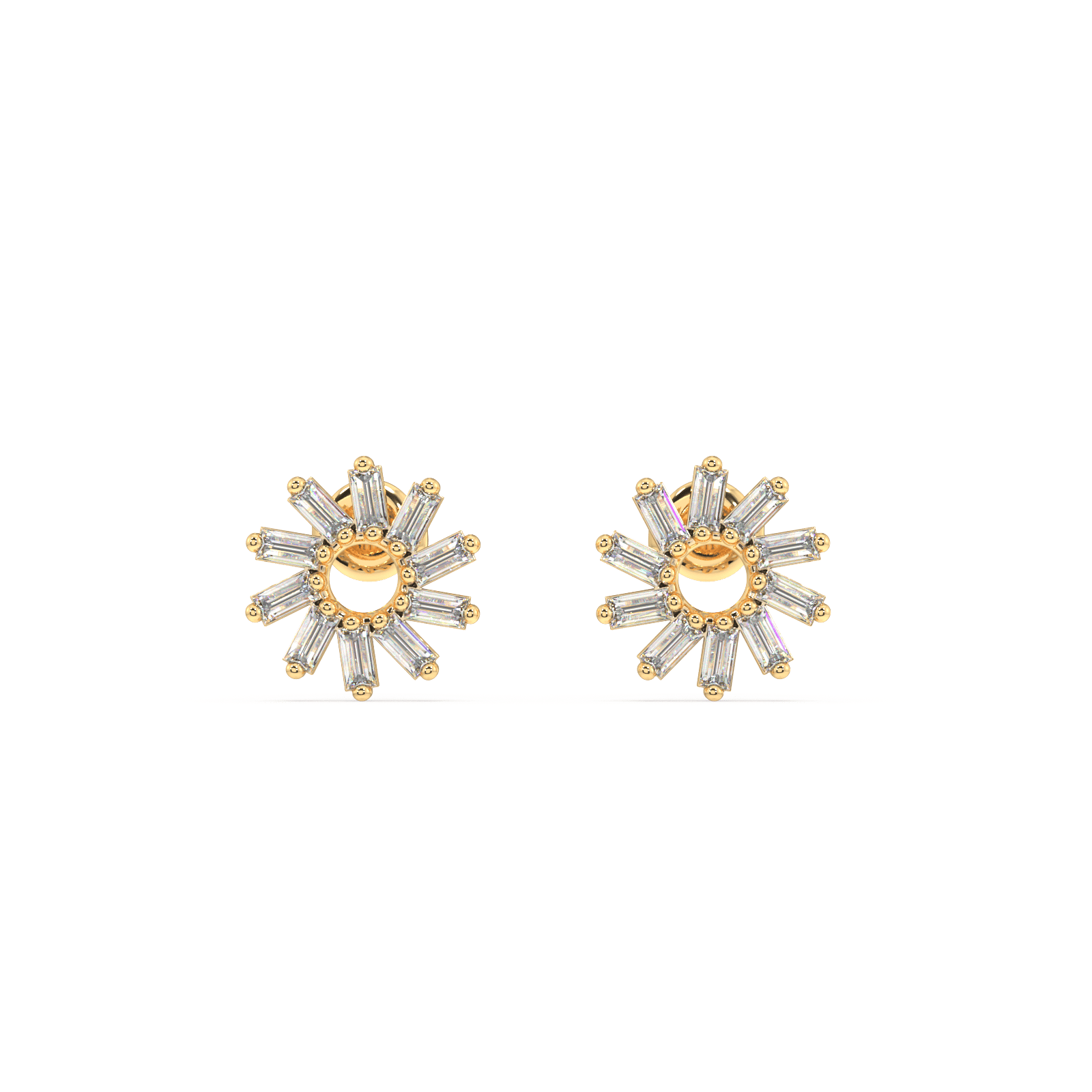 Circle of Love - Spiral Studs-14k gold plated