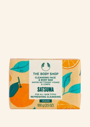 Satsuma Cleansing Face & Body Bar 100G