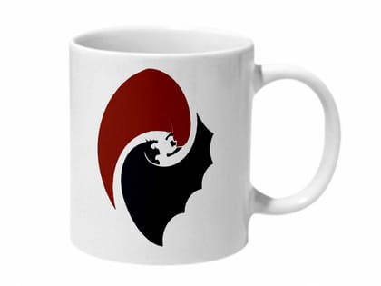 Multicolor Batman Vs Superman Minimalist Art Ceramic Mug