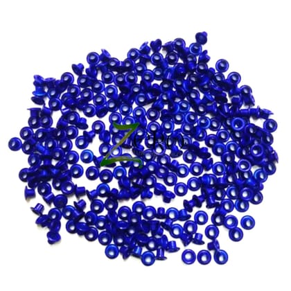 Brand Zero Ultramarine Colour Eyelits Standard Size - Pack of 100 pcs