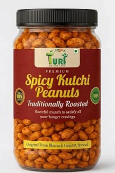 TURF FRESH - Premium Spicy Kutchi Peanuts  Traditionally Roasted 150 G
