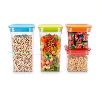 Kitkat Container Combo |Transparent Container |Set with Opening Mouth, multi color
