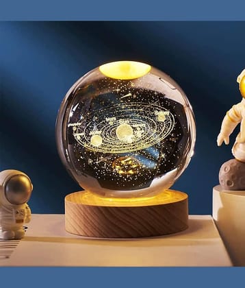 SKYVILLA Gold Night Lamp ( Pack of 1 )