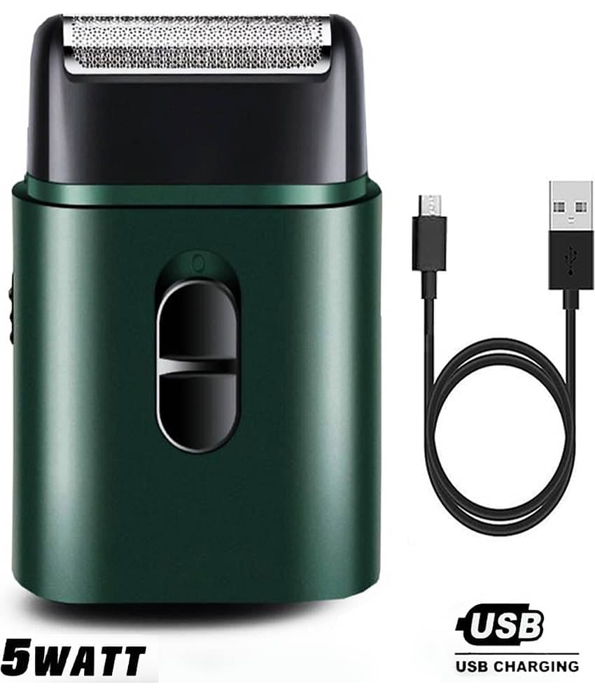 geemy Elegant Design Foil Shaver ( Green )