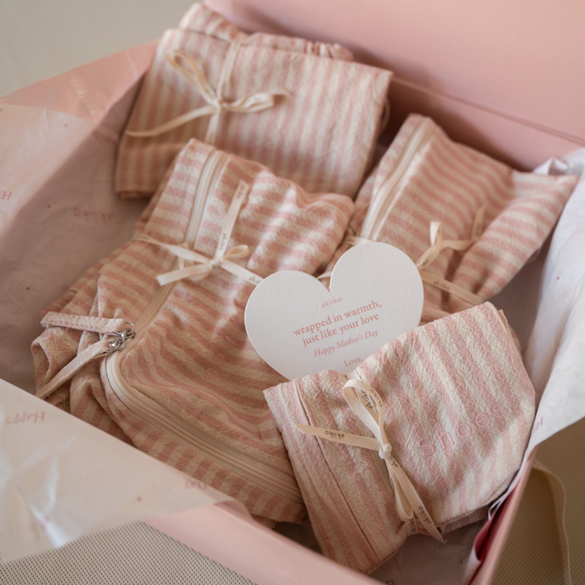 Pack me Pretty Travel Set (Pack of 4)-Crinkle Cotton - Natural / Gift Packing