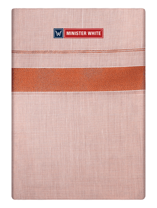 Mens Single Layer Tissue Copper Colour Dhoti Hero Tissue-Copper