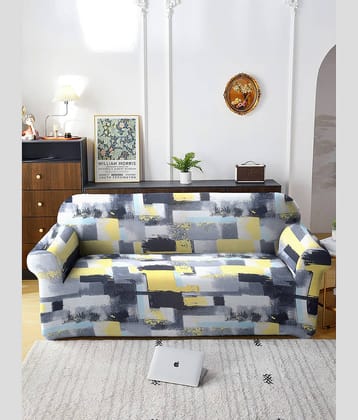 Cortina 3 Seater Polyester Sofa Cover ( Pack of 1 )