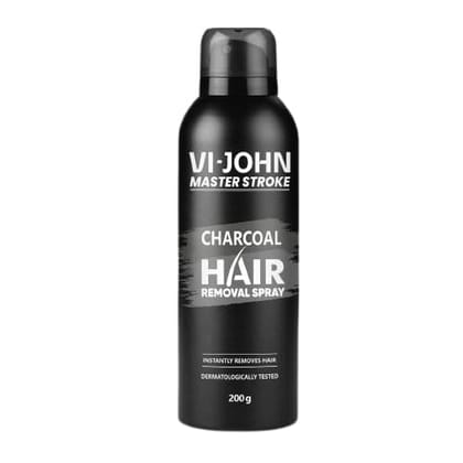 VI-JOHN Master Stroke Painless Charcoal Hair Removal Spray For Chest, Arms and Legs (Men & Women) Spray (200 g) VI-JOHN Master Stroke Painless Charcoal Hair Removal Spray For Chest, Arms and Legs (Men & Women) Spray (200 g)